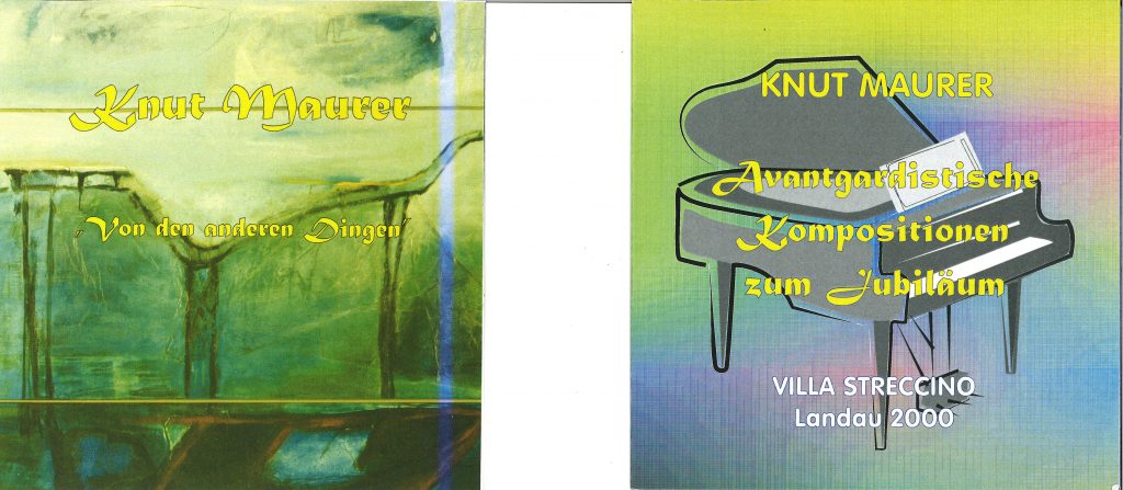 CD Cover Musik und Kunst