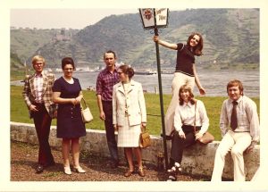 Ausflug an den Rhein - Knut Maurers Familie 1970