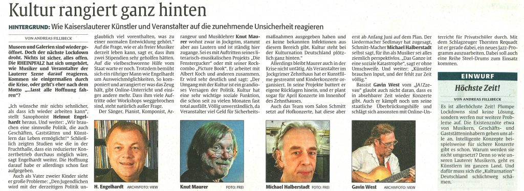 Artikel Rheinpfalz 24.03.2021